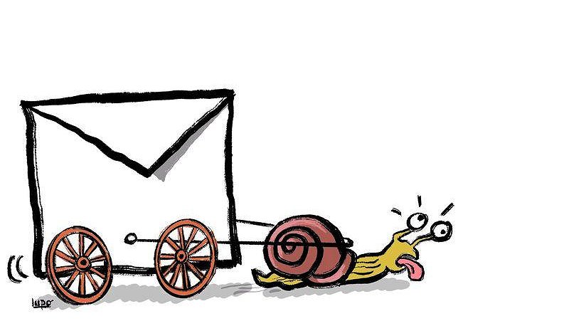 Illustration - toujours moins vite