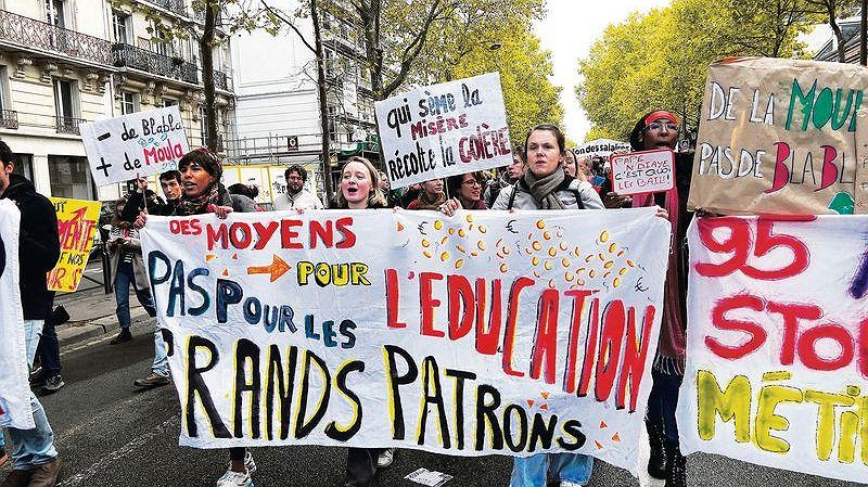 Illustration - l’école des riches et celle des pauvres