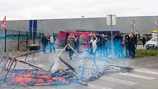 Illustration - en grève pour les salaires