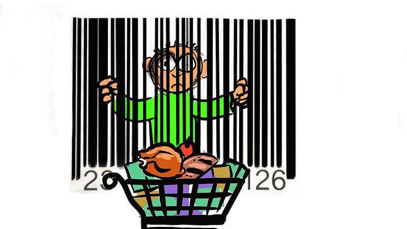 Illustration - Le Maire au service  des supermarchés