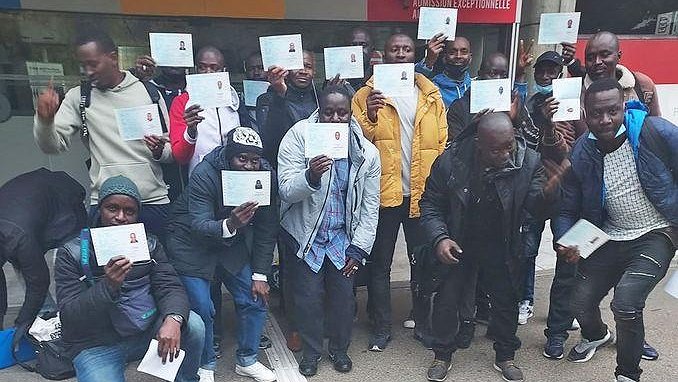 Illustration - le combat des travailleurs sans papiers