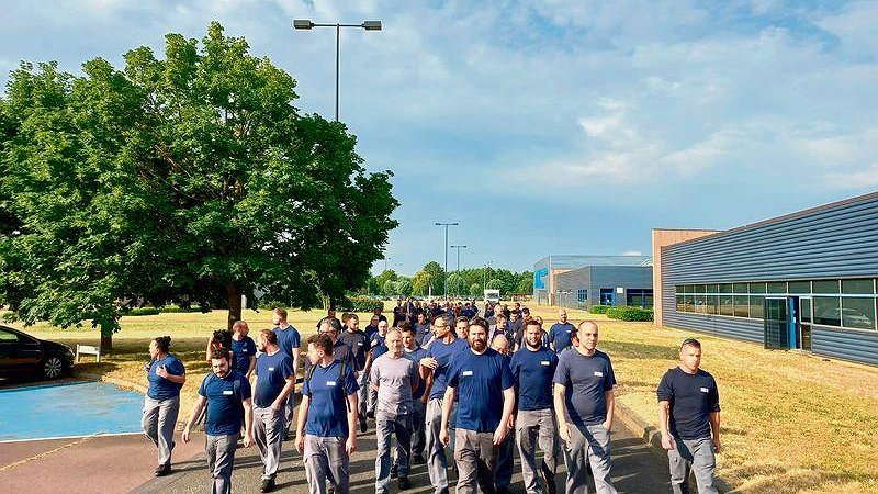 Illustration - grève pour  les salaires