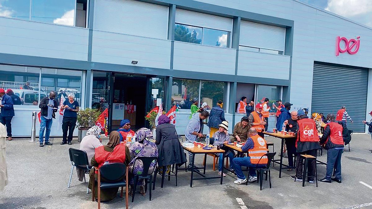 Illustration - les salariés de PEI se font respecter