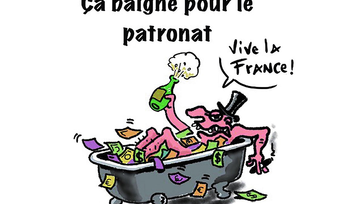 Illustration - la ligne rouge… des profits