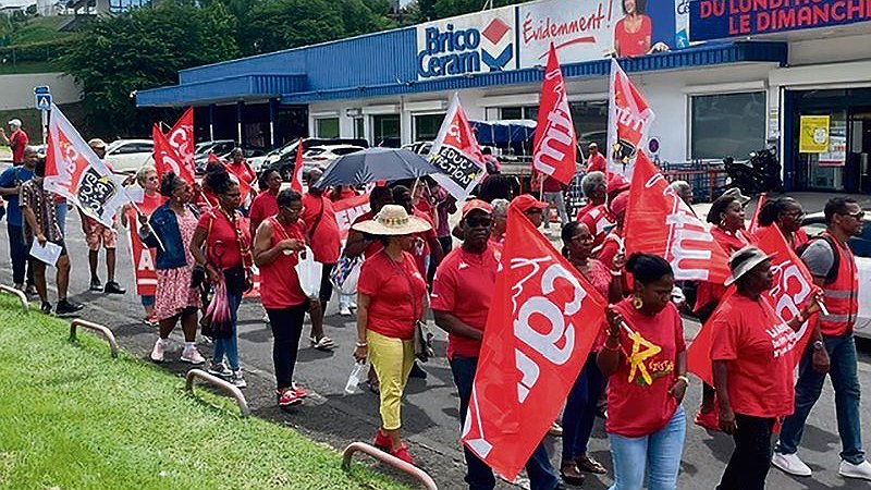 Illustration - contre la vie chère et pour la hausse des salaires