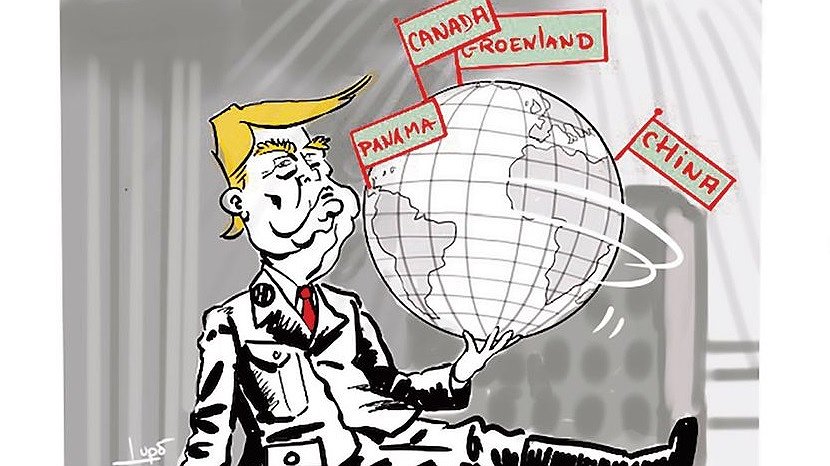 Illustration - provocations de Trump et convoitises impérialistes