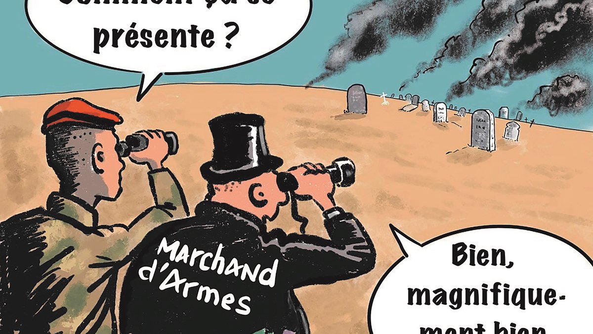 Illustration - les profiteurs de guerre