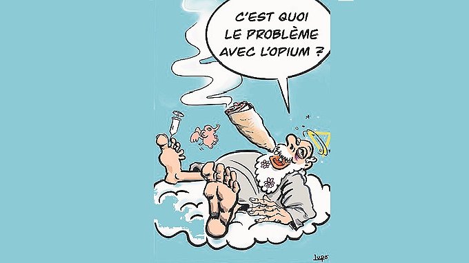 Illustration - mort d’un dealer d’opium du peuple