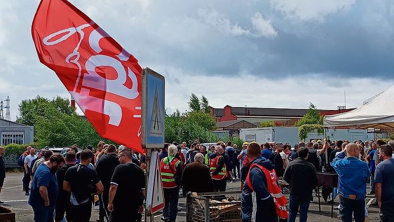 Illustration - les travailleurs refusent la liquidation