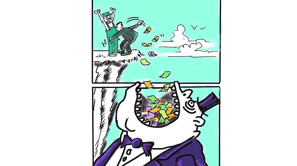 Illustration - Guerre contre les travailleurs