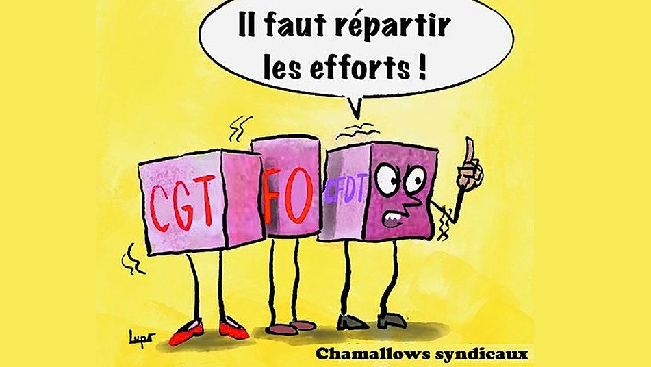 Illustration - partager les efforts… ou faire payer les patrons !