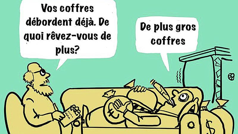 Illustration - super-avantages pour super-riches