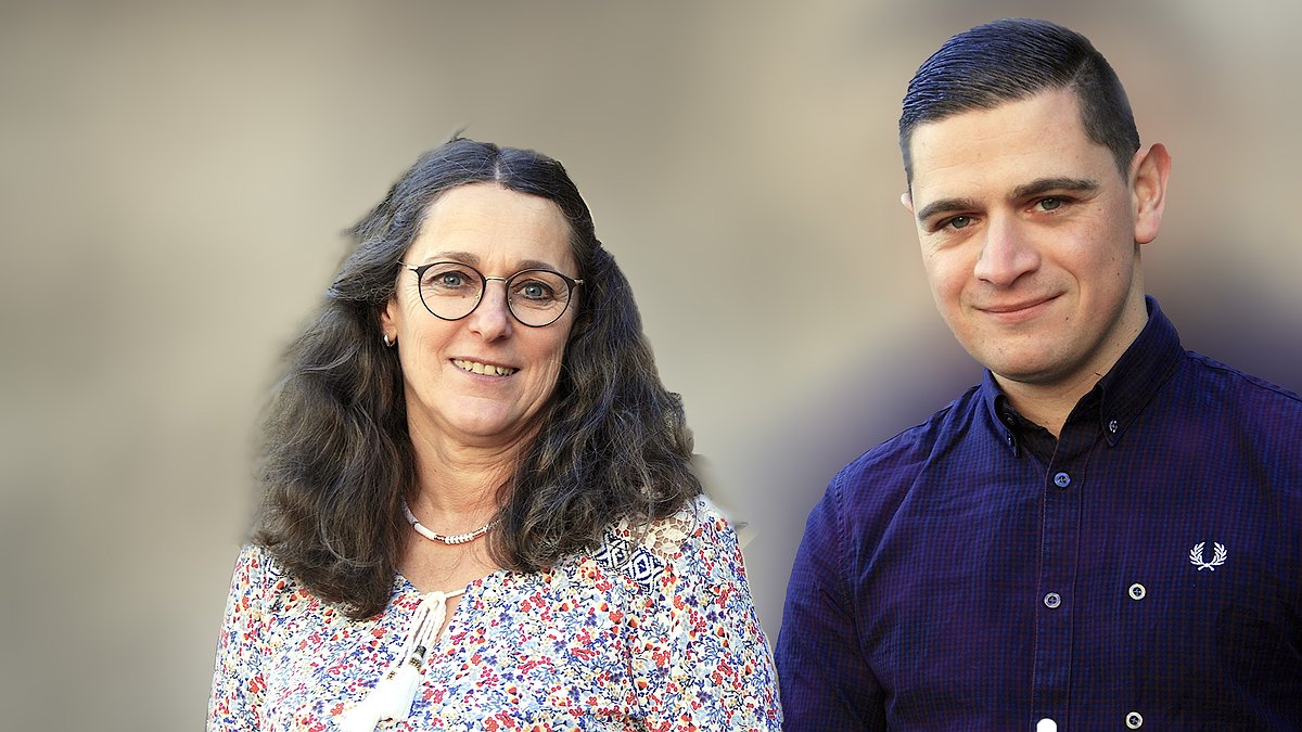 Illustration - Michèle Gaillard et Angelino Zanchi, à Annonay