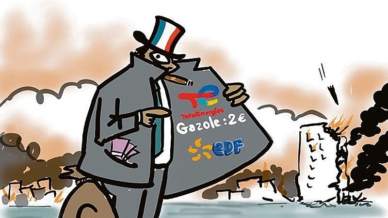 Illustration - les profiteurs de guerre