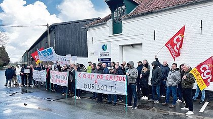 Illustration mobilisation des salariés de Durisotti et de Klégé