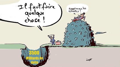 Illustration ceux qui se sont enrichis