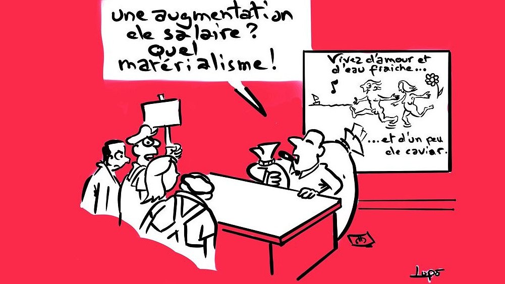 Illustration - salaires et pensions doivent suivre