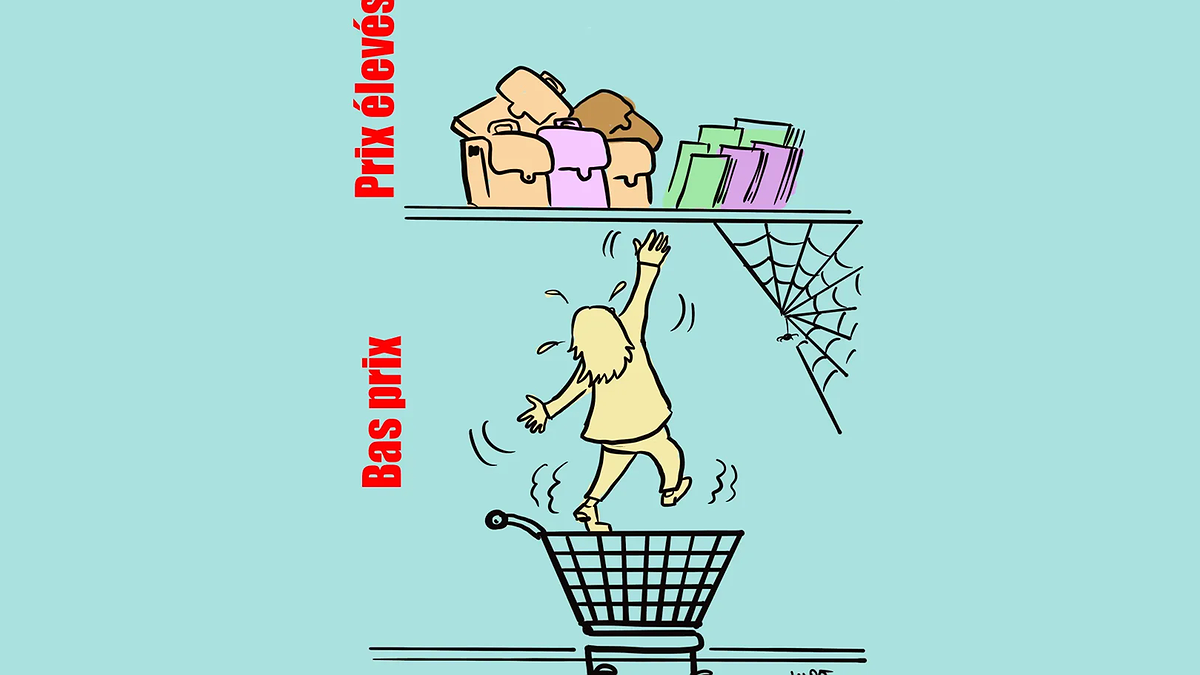 Illustration certains se gavent, d’autres ne mangent pas