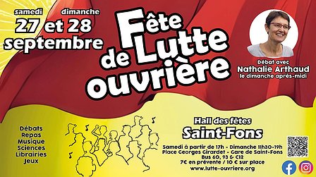 Illustration Fête de Lutte Ouvrière Lyon