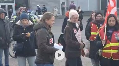 Illustration Intervention d'Oriane Dermy à la manifestation contre la violence faite aux femmes