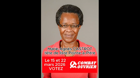 Illustration Marie-Agnès Castrot, candidate à Pointe-à-Pître