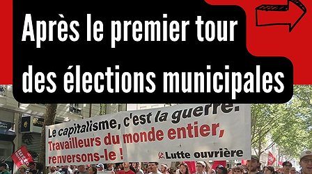 Illustration Après le premier tour des élections municipales