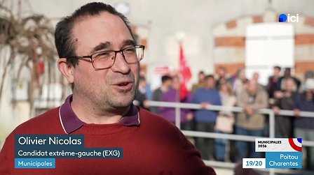 Illustration Olivier Nicolas, candidat à Angoulême