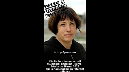 Illustration Intervention de Cécile Faurite sur la nomination du référent défense