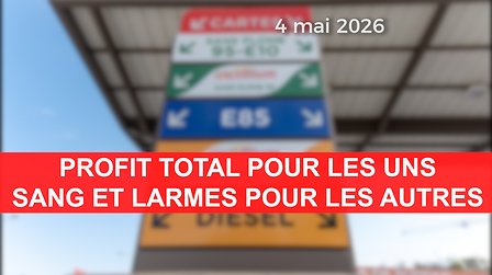 Illustration Profit total pour les uns, sang et larmes pour les autres