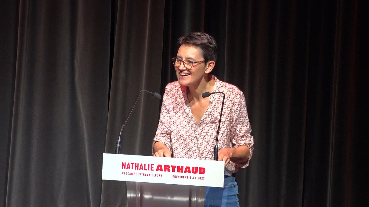 Illustration Discours de Nathalie Arthaud
